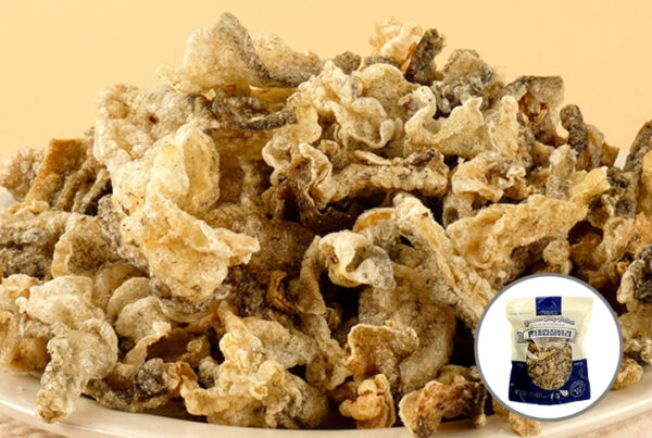 Fried Pollack Skin
