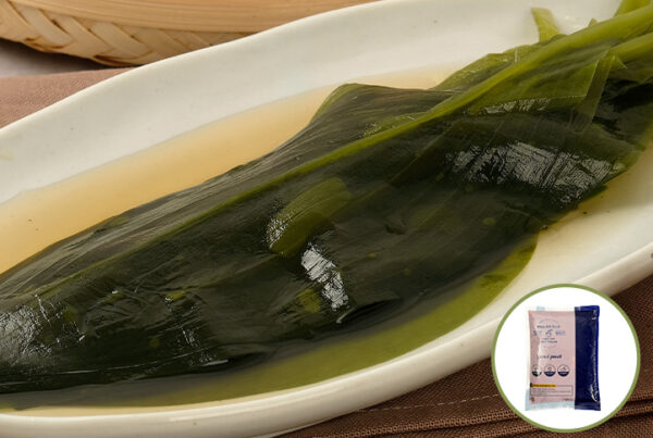 Seasoned with soy sauce Siberian Onion